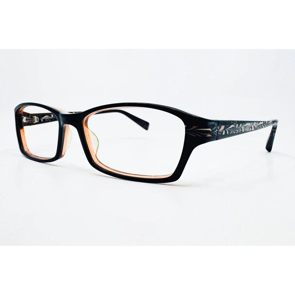 ProDesign Denmark 1691 Eyeglasses Women Brown Orange Pattern 54-16-140